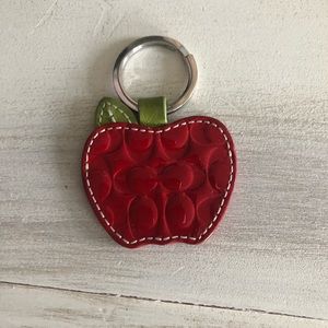 Coach apple picture frame key chain